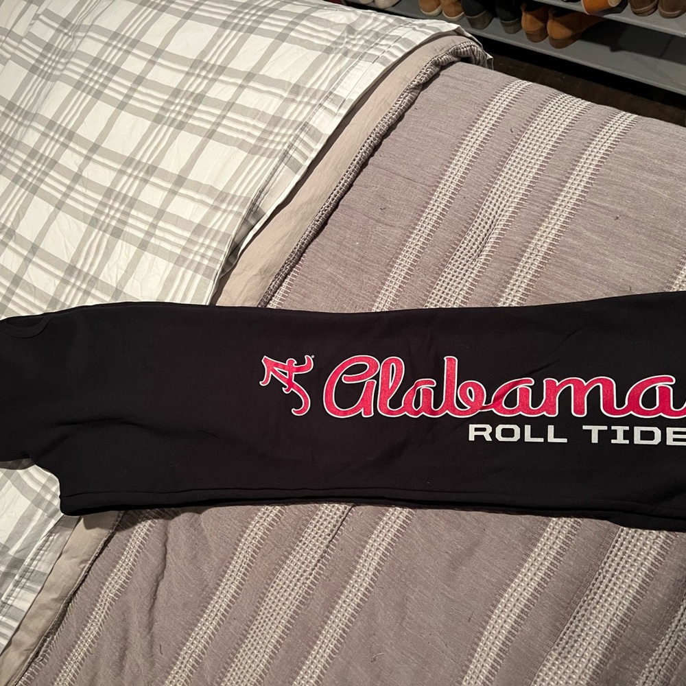 Alabama open bottom sweatpants. New Without tags.